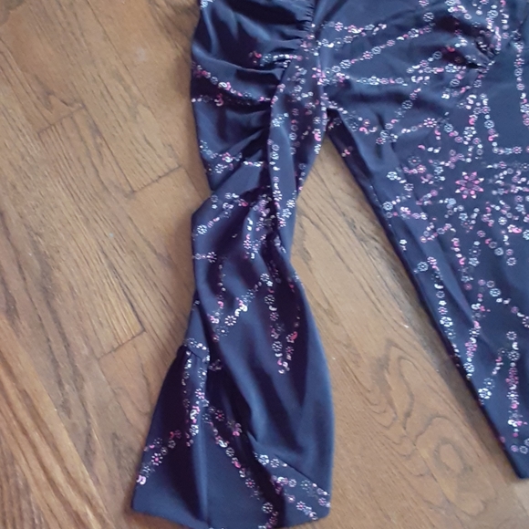 Topshop Starry Floral Print Prairie Blouse - Picture 6 of 10